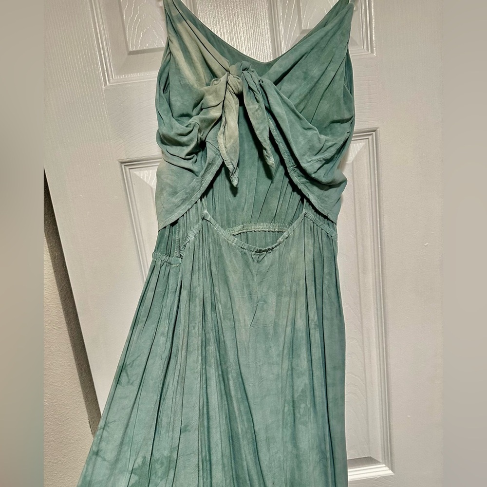 Lulus Tie Dye Strapless Dress